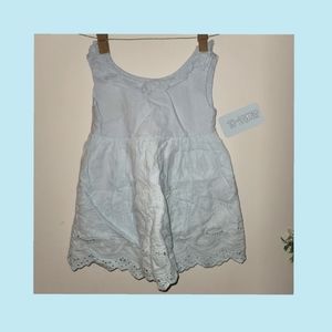 Light blue linen dress